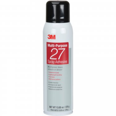 3M - 27-20OZ-IND - Adhésif en aérosol à usages multiples 27 - 13.05 oz - Transparent - Prix unitaire