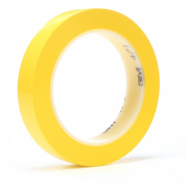 3M - 471-1/4X36-YLW - Ruban en vinyle 471 - 6 mm (1/4) x 32.9 m (108') - 5.2 mils - Jaune - Prix unitaire