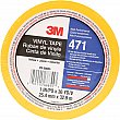 3M - 471-1X36-YLW-BX - Ruban en vinyle 471 - 25.4 mm (1) x 32.9 m (108') - 5.2 mils - Jaune - Prix unitaire