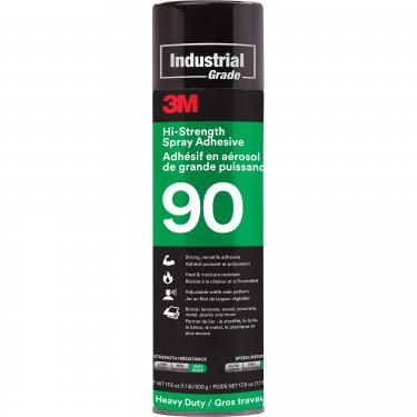 3M - 90-24OZ-IND - Adhésif ultrarésistant 90 - 24 oz - Transparent - Prix unitaire