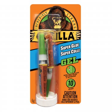 Gorilla - 7830002 - Colle cyanoacrylate en gel - 2 x 3 g - Transparent - Prix unitaire