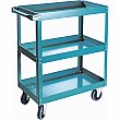 Kleton - ML143 - Chariots à tablettes démontés - Chariots à 3 tablettes  - Acier - 3 Tablettes - Capacité 900 lb - 24 x 36 x 48 - Prix unitaire