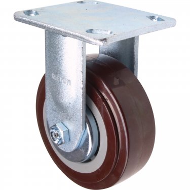 Kleton - ML398 - Roulette - Polyuréthane - Fixe - Capacité 650 lbs. (294 kg.) - Brun - 5 (127 mm) - Prix unitaire