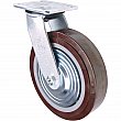 Kleton - ML401 - Roulette - Polyuréthane - Pivotant - Capacité 1000 lbs. (454 kg.) - Brun - 8 (203 mm) - Prix unitaire