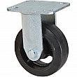 Kleton - ML847 - Roulette moulé - Caoutchouc - Fixe - Capacité 400 lbs. (181 kg.) - Noir - 5 (127 mm) - Prix unitaire