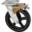 Kleton - ML854 - Roulette moulé - Caoutchouc - Pivotant avec frein - Capacité 600 lbs. (272 kg.) - Noir - 8 (203 mm) - Prix unitaire