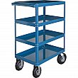 Kleton - MN155 - Chariots à tablettes démontés - Chariots à 4 tablettes  - Acier - 4 Tablettes - Capacité 900 lb - 24 x 48 x 52 - Prix unitaire