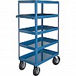 Kleton - MN161 - Chariots à tablettes démontés - Chariots à 5 tablettes  - Acier - 5 Tablettes - Capacité 900 lb - 24 x 36 x 65 - Prix unitaire