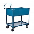 Kleton - MN394 - Chariots de service à bordure profonde  - Acier - 2 Tablettes - Capacité 1200 lb - 24 x 36 x 47 - Prix unitaire