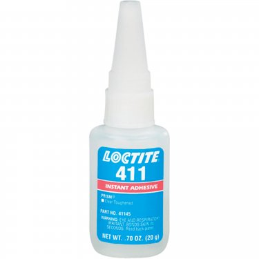 Loctite - 135446 - Prism(MC) 411 renforcé - 33 g - Transparent - Prix unitaire