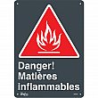 Zenith Safety Products - SGM756 - Enseigne «Matières Inflammables» Chaque