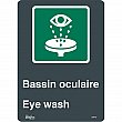 Zenith Safety Products - SGM763 - Enseigne «Bassin Oculaire/Eye Wash» Chaque