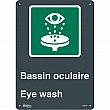 Zenith Safety Products - SGM764 - Enseigne «Bassin Oculaire/Eye Wash» Chaque