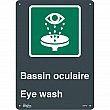 Zenith Safety Products - SGM765 - Enseigne «Bassin Oculaire/Eye Wash» Chaque