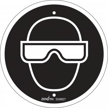 Zenith Safety Products - SGM827 - Eye Protection Required CSA Safety Sign Each