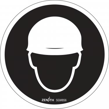 Zenith Safety Products - SGM856 - Enseigne de sécurité CSA - casque de protection obligatoire Chaque