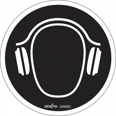 Zenith Safety Products - SGM862 - Enseigne de sécurité CSA - protection auditive obligatoire Chaque