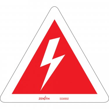 Zenith Safety Products - SGM892 - High Voltage CSA Safety Sign Each