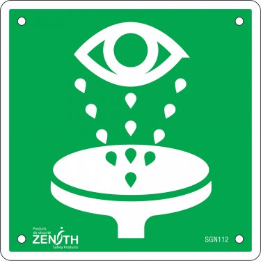 Zenith Safety Products - SGN112 - Eye Wash CSA Safety Sign Each