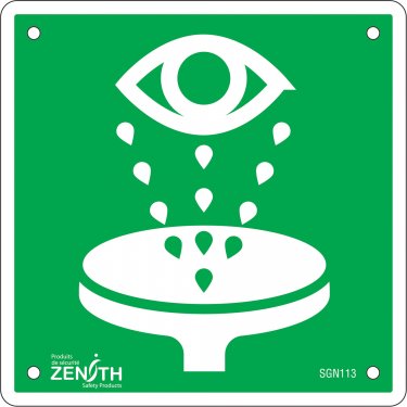 Zenith Safety Products - SGN113 - Enseigne de sécurité CSA - douche oculaire Chaque