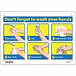 Zenith Safety Products - SGU292 - Enseigne avec pictogramme Don't Forget to Wash Your Hands Chaque