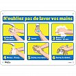 Zenith Safety Products - SGU301 - Enseigne N'oubliez pas de laver vos mains Chaque