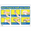 Zenith Safety Products - SGU302 - Enseigne avec pictogramme Don't Forget to Wash Your Hands Chaque