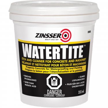 Zinsser - 265985 - Produit nettoyant et de préparation du béton Zinsser(MD) Watertite(MD) Canette
