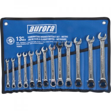 Aurora Tools - TEQ835 - Jeu de clés à cliquet à tête fixe