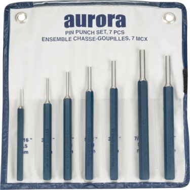 Aurora Tools - TLZ421 - Jeu de chasse-goupilles, 7 morceaux