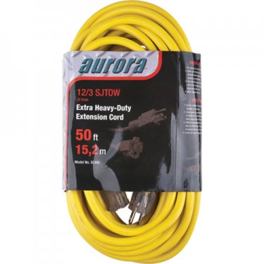 Aurora Tools - XC495 - Cordons rallonges pour l'extérieur en vinyle avec indicateur lumineux