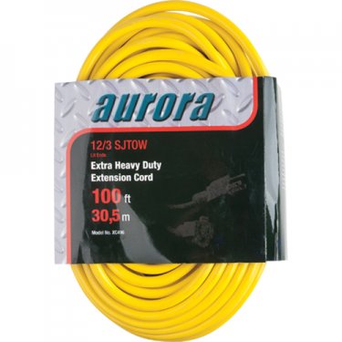 Aurora Tools - XC496 - Cordons rallonges pour l'extérieur en vinyle avec indicateur lumineux