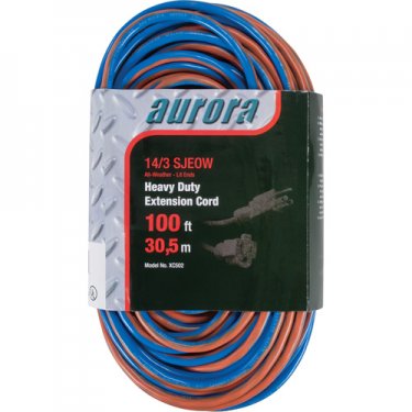 Aurora Tools - XC502 - All Weather TPE-Rubber Extension Cords With Light Indicator