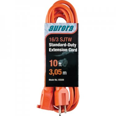 Aurora Tools - XC630 - Cordons rallonges pour l'intérieur/extérieur service standard
