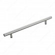 Contemporary Stainless Steel Pull - 3487 - 219 mm - Antibacterial / Stainless Steel - Unit Price