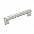 Contemporary Stainless Steel Pull - 500 - 160 mm - Brushed Nickel - Unit Price