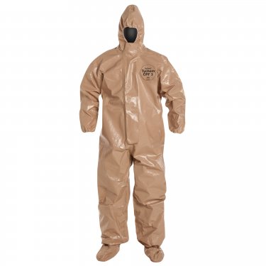 Dupont Personal Protection - C3128T-3XL - Combinaison de protection Tychem(MD) 5000 avec capuchon - Tychem - Brun - 3X-Large - Prix unitaire