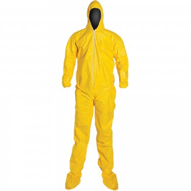 Dupont Personal Protection - QC122S-L - 2000 Series Coveralls - Tychem - Yellow - Large - Unit Price