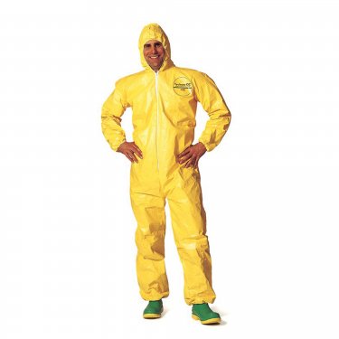Dupont Personal Protection - QC127S-3X - Tychem® 2000 Coveralls - Tychem - Yellow - 3X-Large - Unit Price