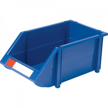 KLETON - CB264 - Bac empilable & à suspendre - 8-3/16 x 14 x 6-3/16 - Bleu - Prix unitaire