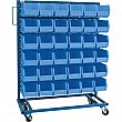 KLETON - CB650 - Supports mobiles pour contenants - À un côté - Support & contenants - 36 x 16 x 52 - 36 Casiers Bleu - Prix unitaire
