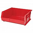 KLETON - CF852 - Bac empilable & à suspendre - 16-1/2 x 14-3/4 x 7 - Rouge - Prix unitaire