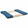 Kleton - MN183 - Cadre de socle roulant en bois dur à bouts avec tapis Chaque