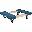 Kleton - MN190 - Socle roulant en bois dur à bouts avec tapis Chaque