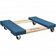 Kleton - MN211 - Socle roulant en bois dur à bouts avec tapis Chaque