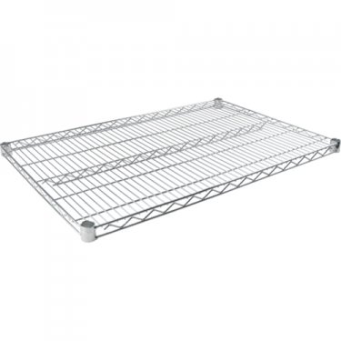 Kleton - RL041 - Étagères robustes en treillis chromaté - Tablettes en treillis