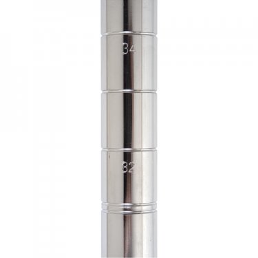 Kleton - RL611 - Montant pour étagères robustes en treillis chromaté