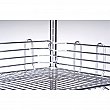 Kleton - RL615 - Rebord pour étagère en treillis chromaté