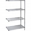 Kleton - RN536 - Étagère en treillis chromaté à usage standard