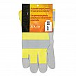 Zenith Safety Products - SED160R - High Visibility Split Cowhide Fitters Gloves